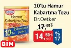 DR.OETKER 10’LU HAMUR KABARTMA TOZU